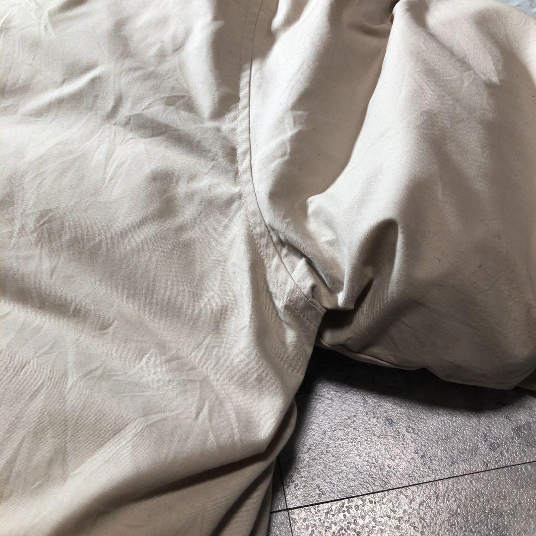 最終セール❗️90s Eddie Bauer グースダウン　アイボリー　白タグ