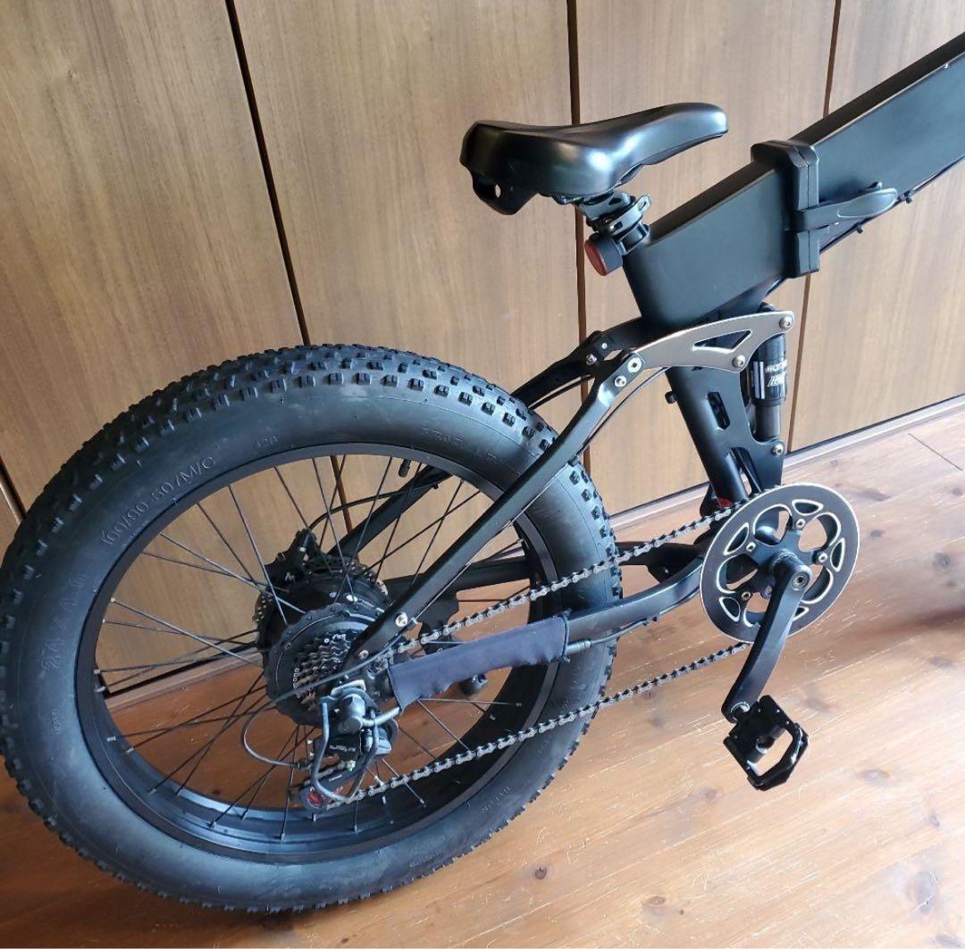 Ebike MOVE X 折りたたみ 電動バイク ファットタイヤ　オプション付き