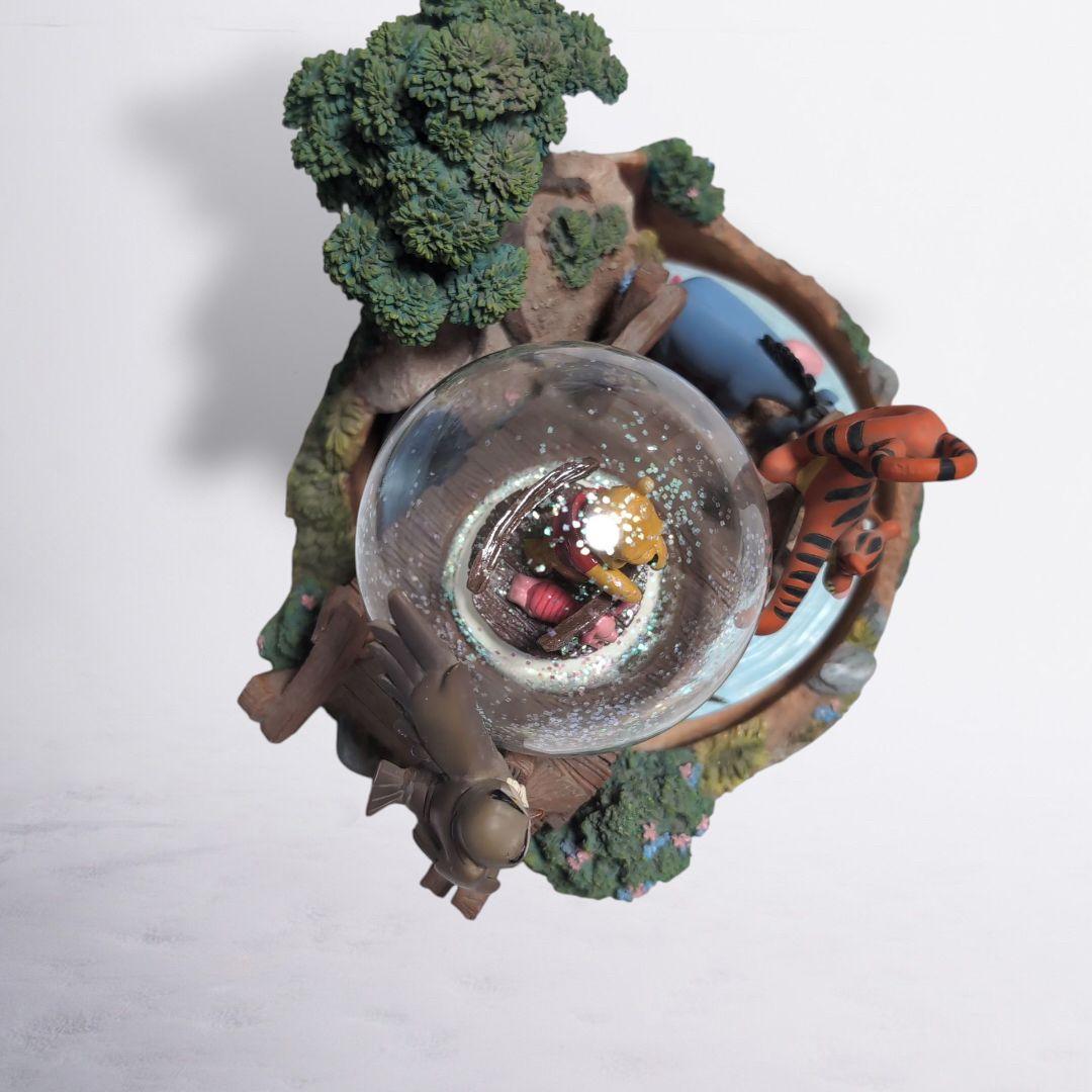 Disney くまのプーさん オルゴール スノードーム 　訳あり