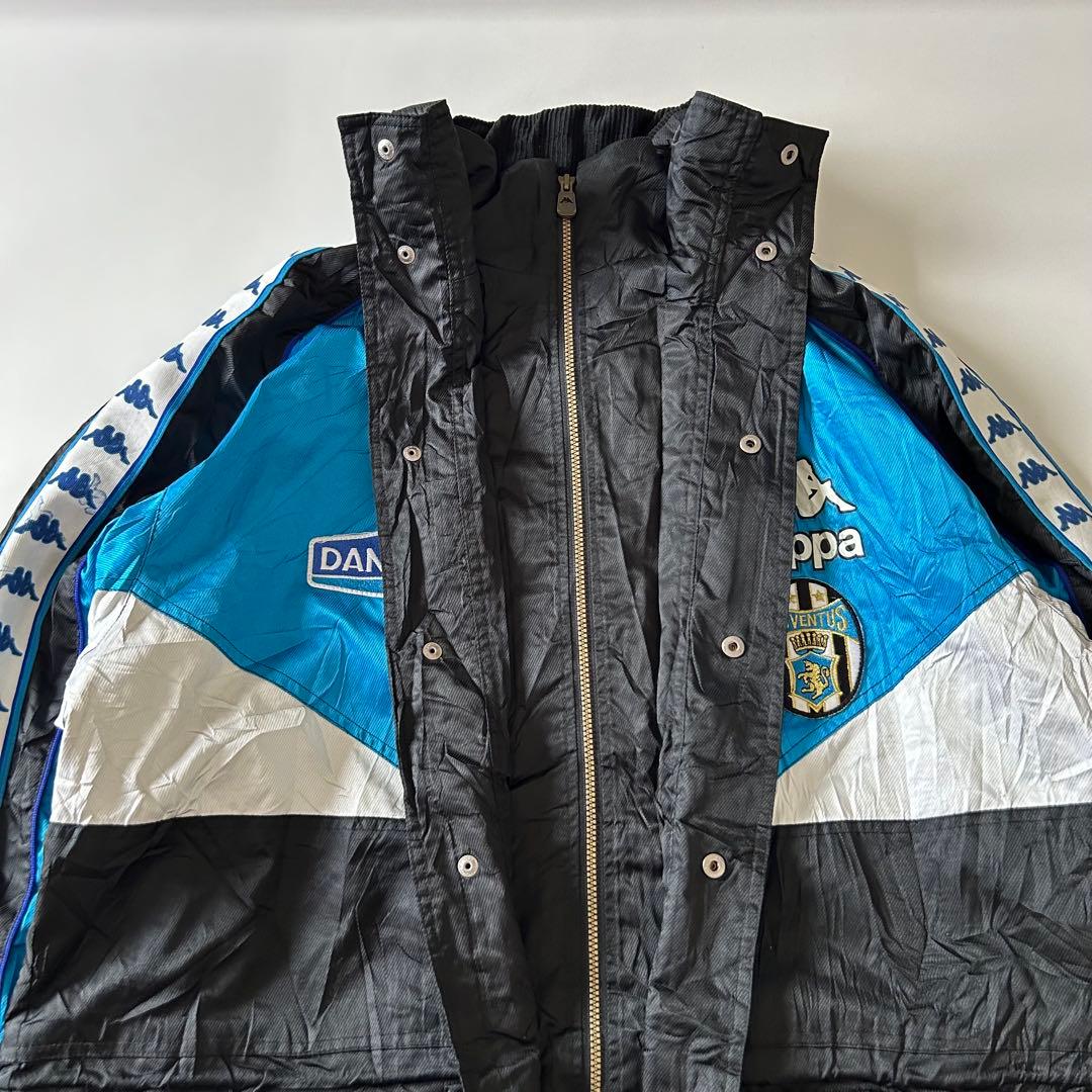 90s Kappa JUVENTUS ナイロンジャケット ベンチコート ダノン期