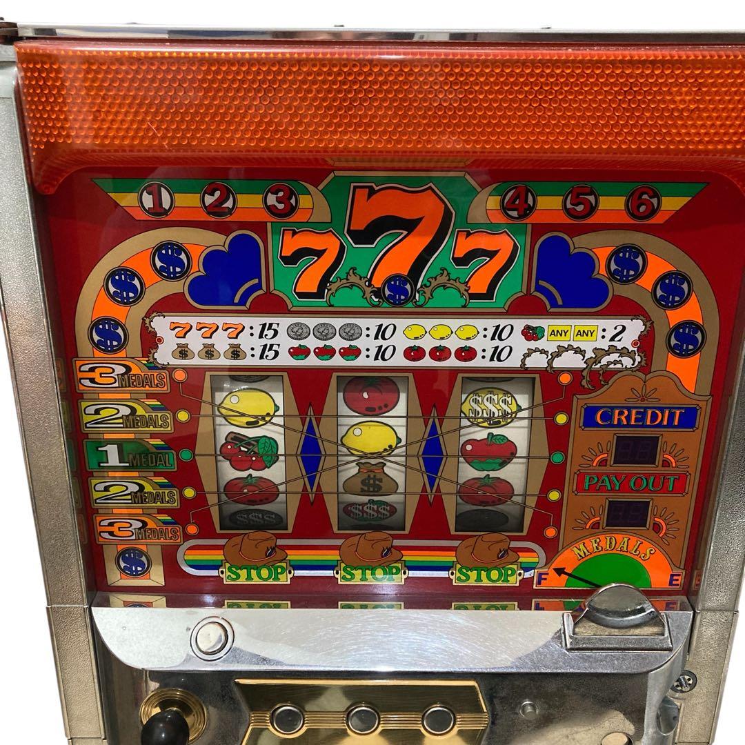 パチスロ実機　初代 Reno リノ 3号機　ニイガタ電子精機　レトロ台