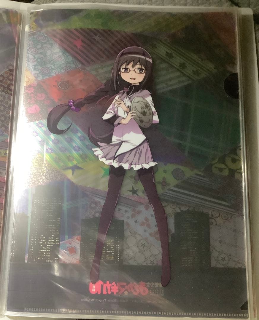 【貴重】まどかマギカ 10周年クリアファイルフォルダー　A4クリアファイル付