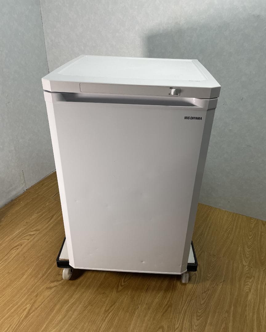 K☆065 アイリスオーヤマ 1ドア ノンフロン冷凍庫 IUSD-9B-W