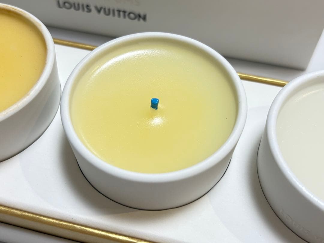 LOUIS VUITTON ルイヴィトン　アロマミニキャンドル 3個セット