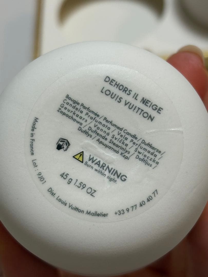 LOUIS VUITTON ルイヴィトン　アロマミニキャンドル 3個セット