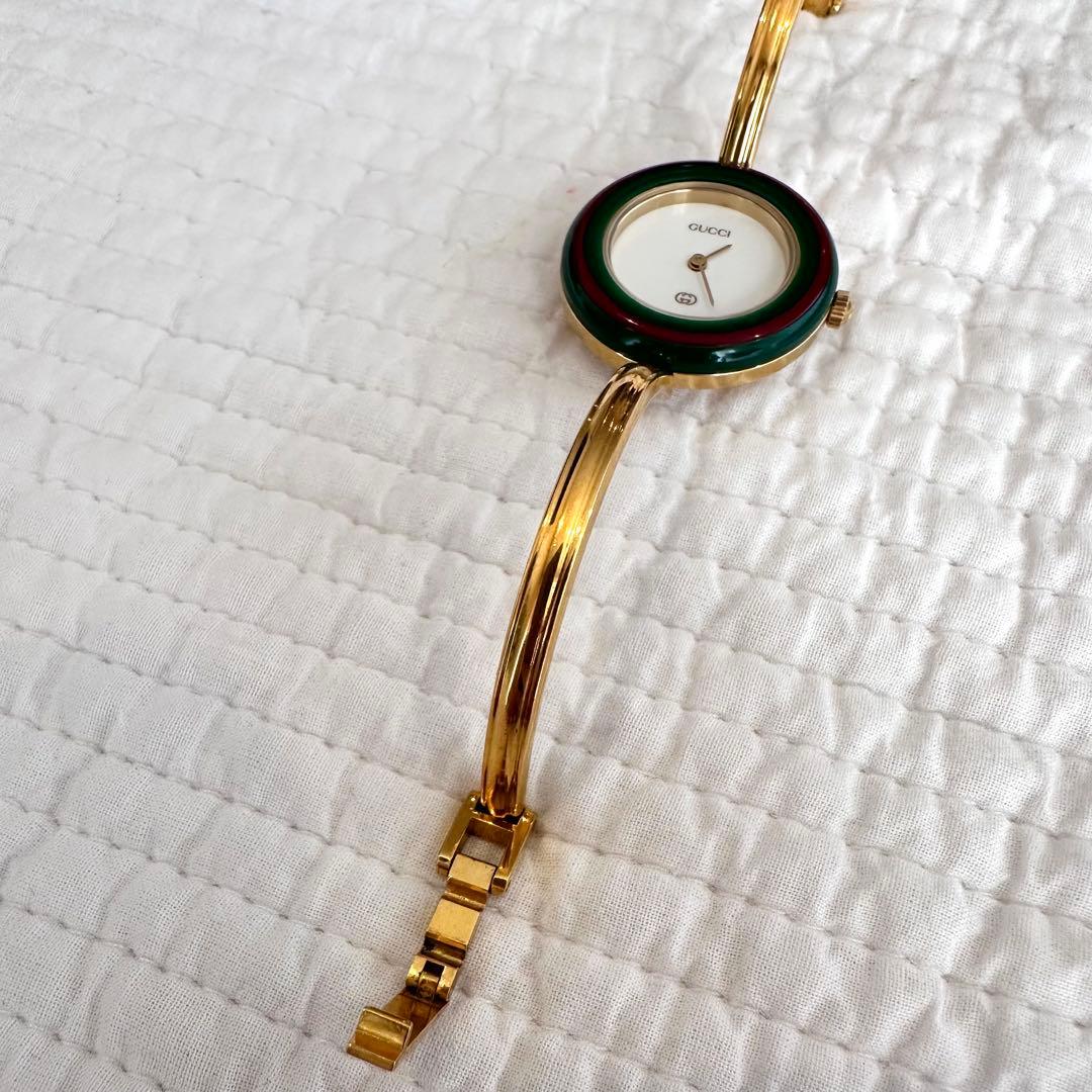 【稼働】お値下げ❗️GUCCI チェンジベゼル腕時計 交換用ベゼル付き 金銀あり