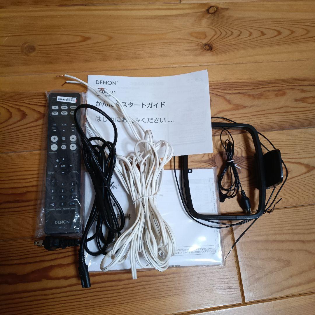 DENON CDレシーバー RCD-M41 【使用期間1年未満・長期保証加入】