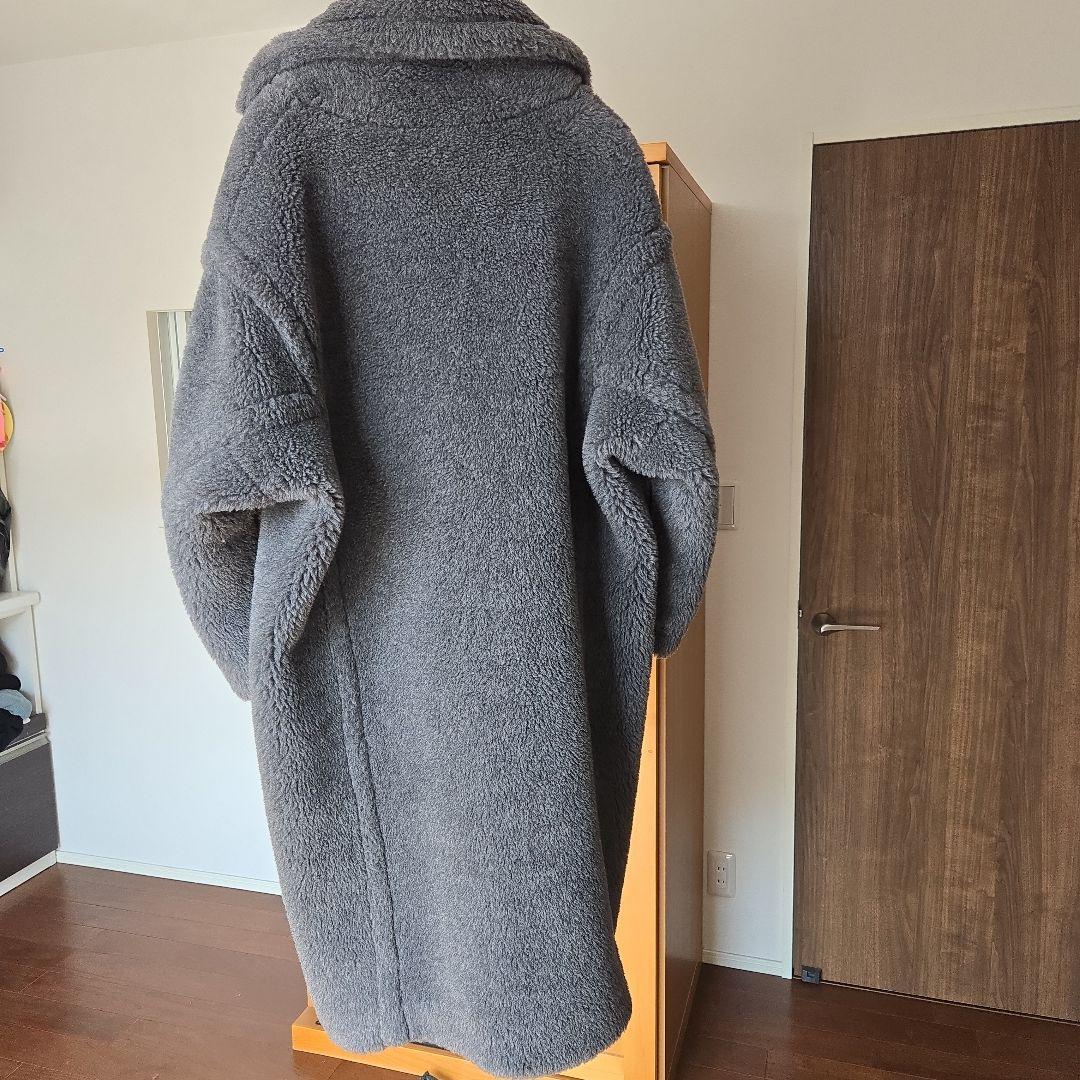 未使用に近い　Max Mara テディベア アイコン コート グレー