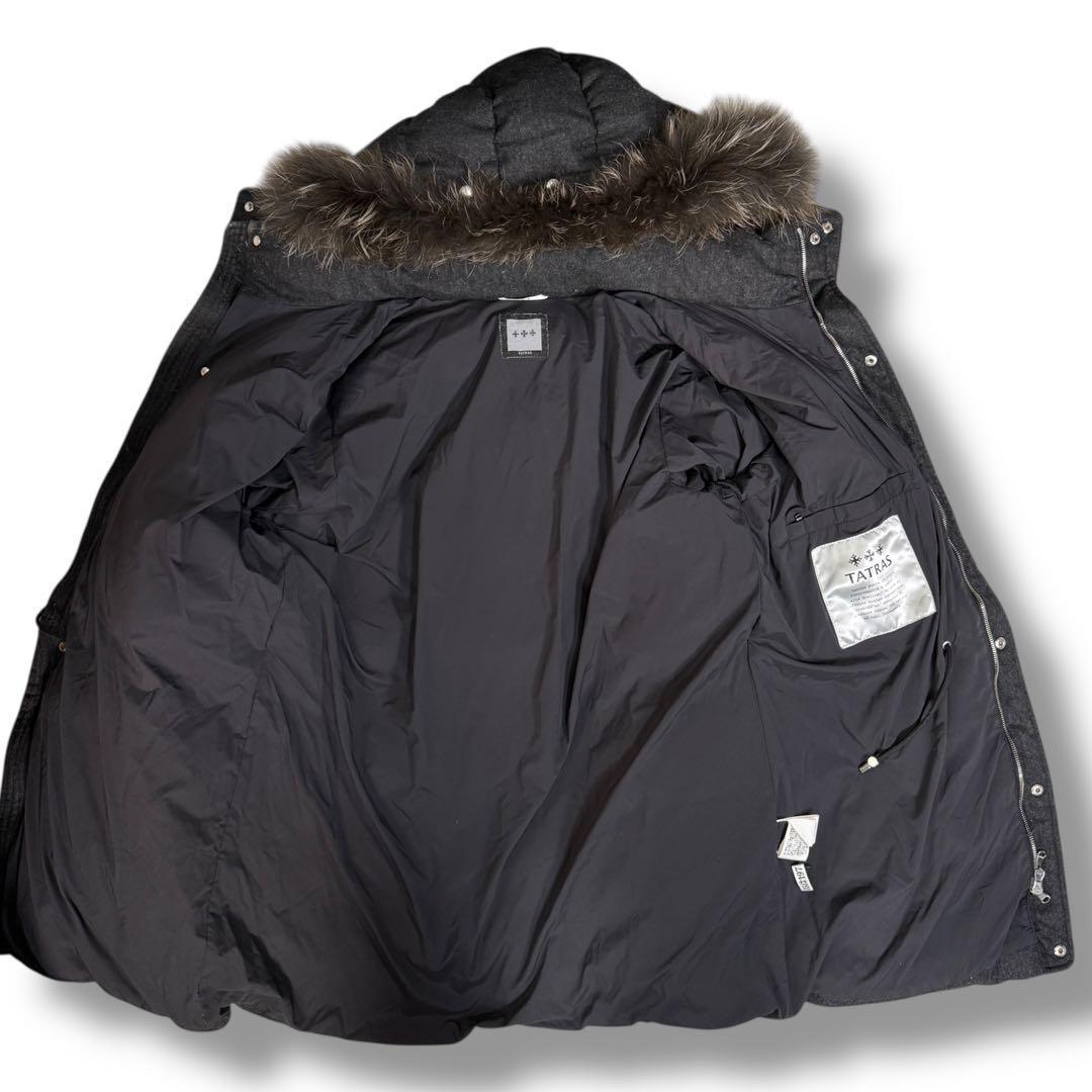 美品 TATRAS BIONDI カシミヤ混 3way ダウンジャケット XXL