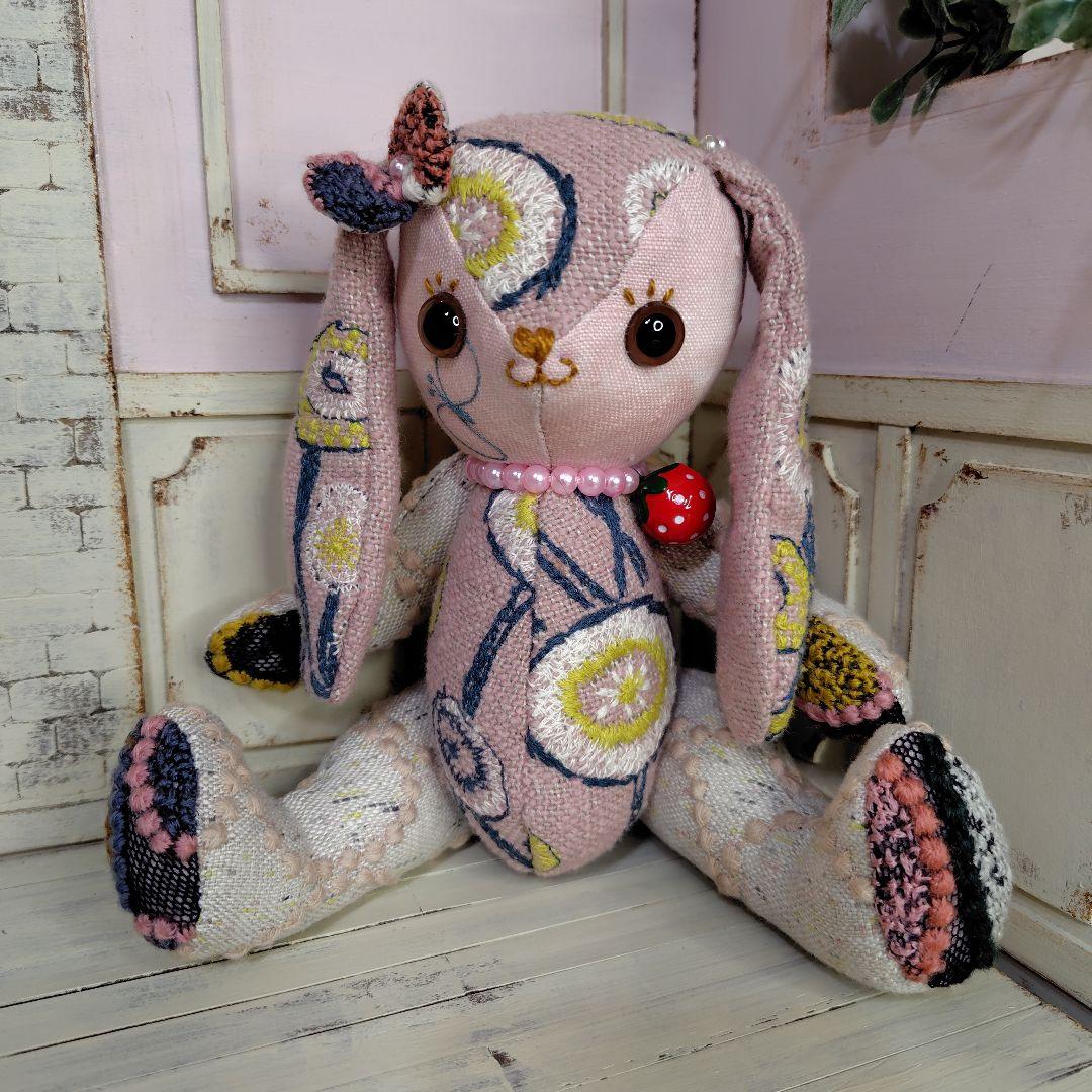 ミナペルホネン＊ハンドメイド＊ぬいぐるみ＊ウサコ＊①