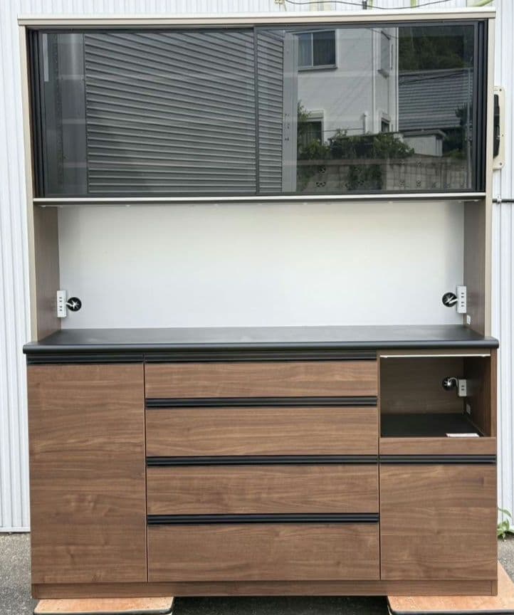 なな 美品 古賀家具 キッチンボード おしゃれ キッチンカウンター