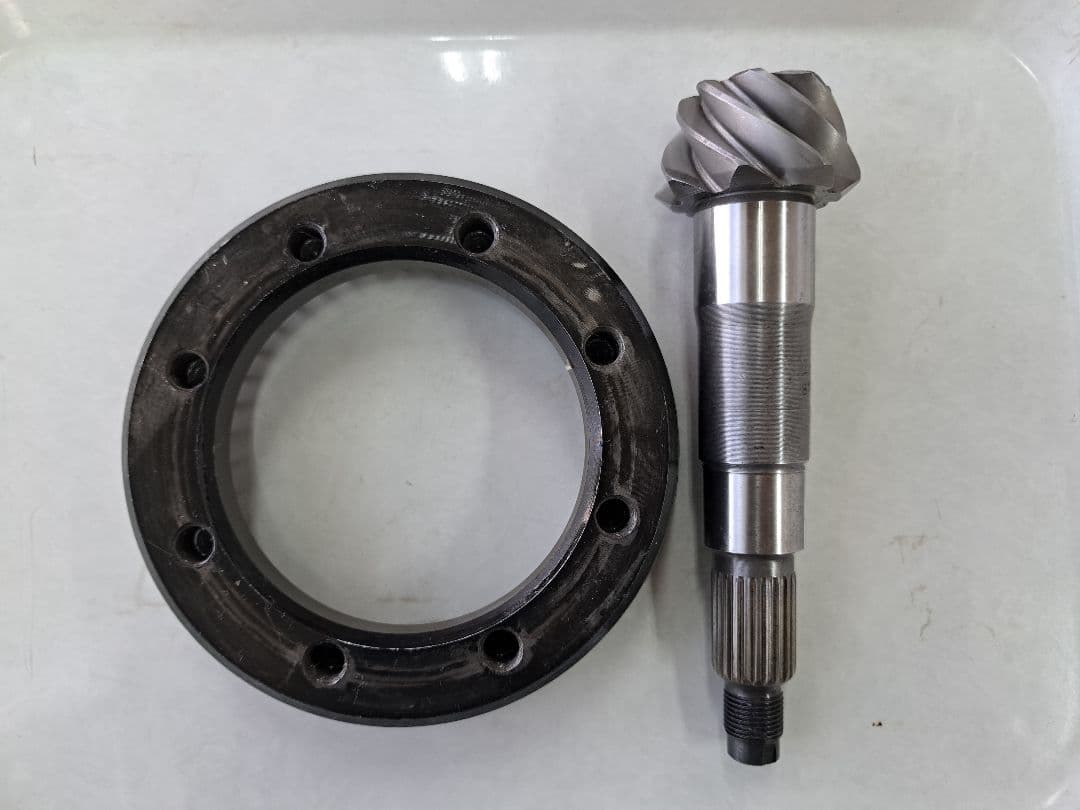 TRD製TE27用デフリングギア&ピニオンギアセット ほぼ新品4.875