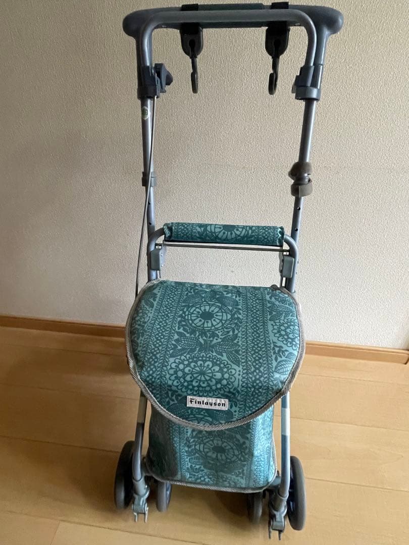 ショッピングカート シルバーカー 歩行車 高齢者用折りたたみ　レインカバー付き