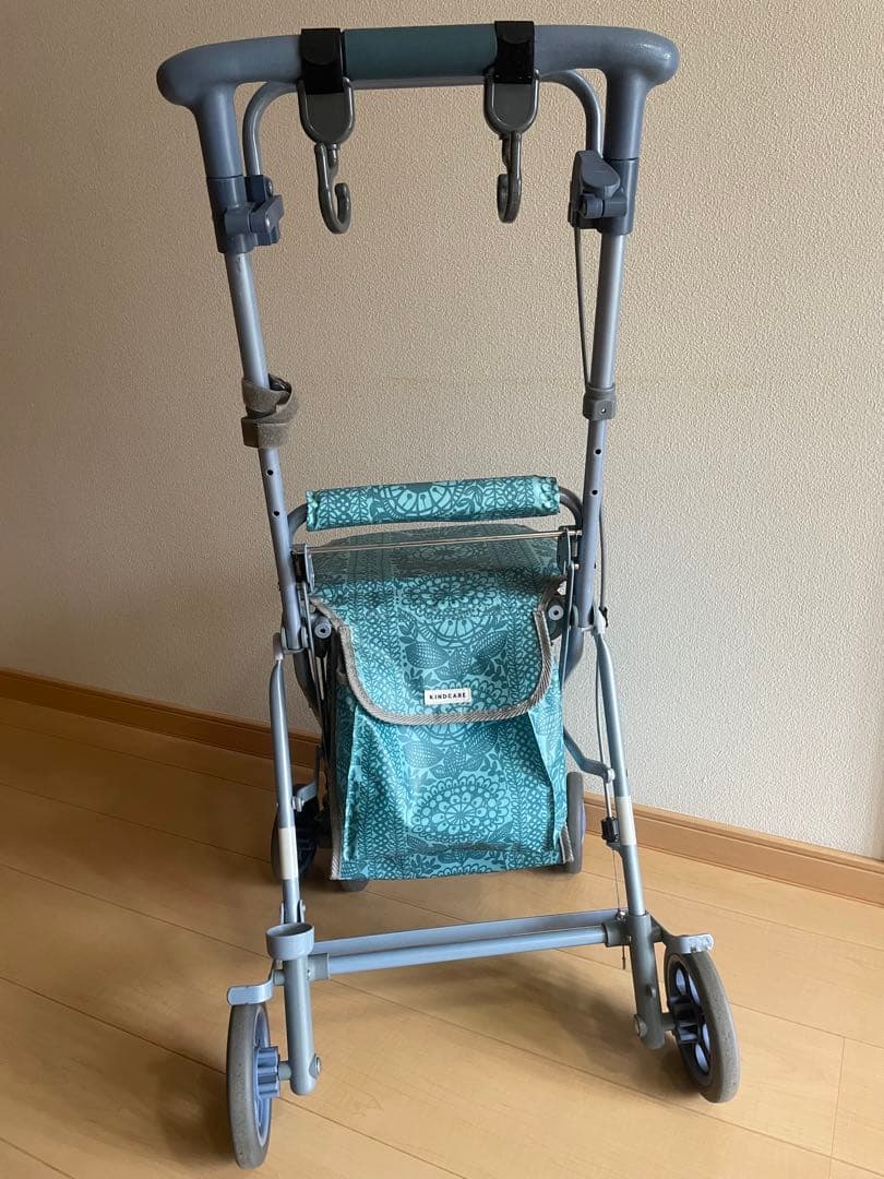 ショッピングカート シルバーカー 歩行車 高齢者用折りたたみ　レインカバー付き