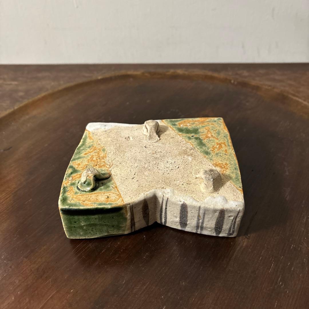 時代織部　向付け　美濃　瀬戸　古美術　茶道具　懐石　酒器　志野　唐津　備前　李朝