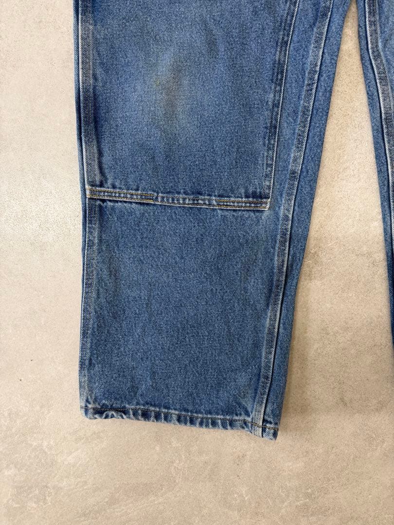 色落ち抜群 carhartt ダブルニーペインターパンツ デニム 40x32