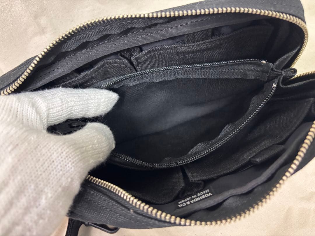 PORTER スモーキー　ブラック ショルダーバッグ クラッチバッグ