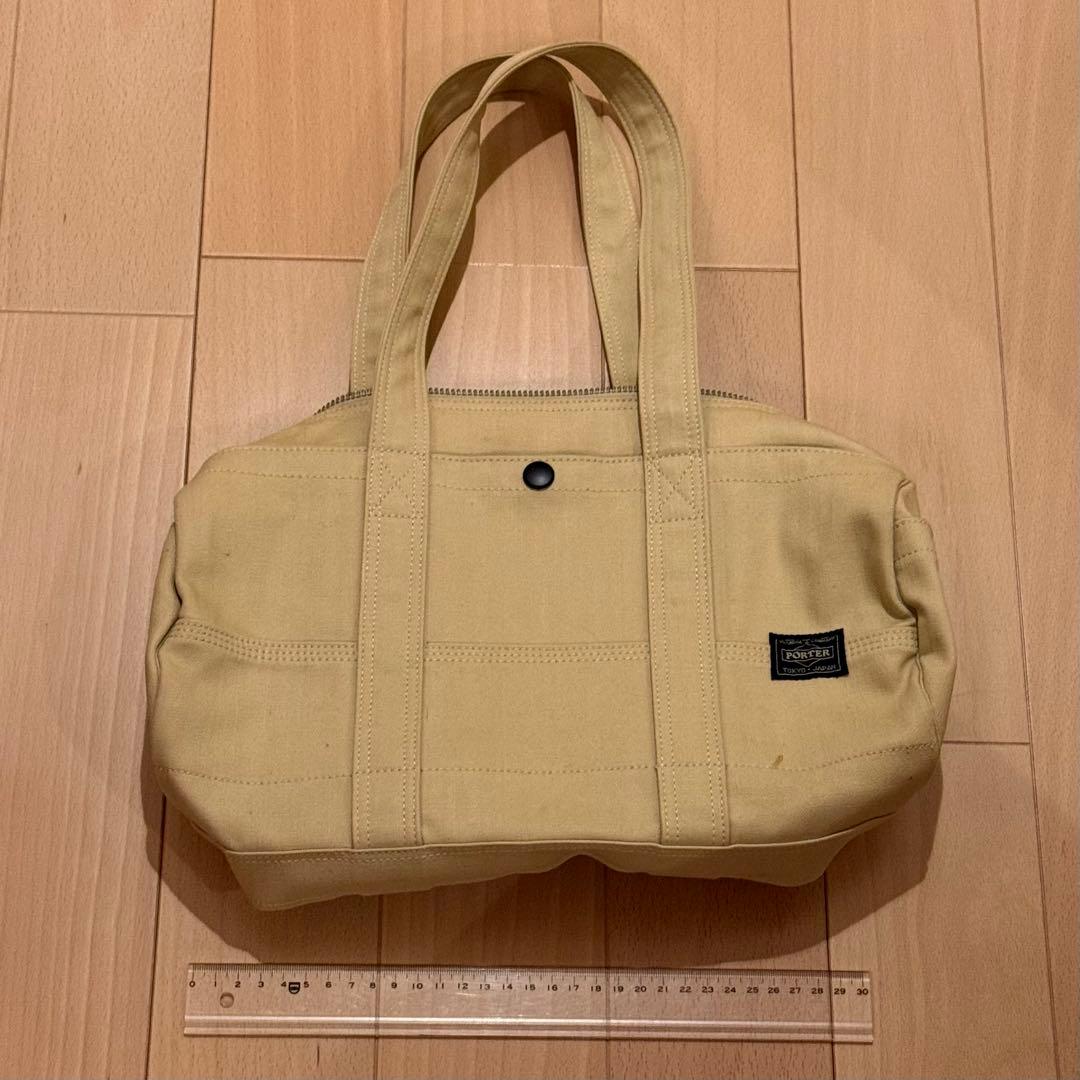 PORTER 【ポーター/吉田カバン】ベージュ ドラムバッグ
