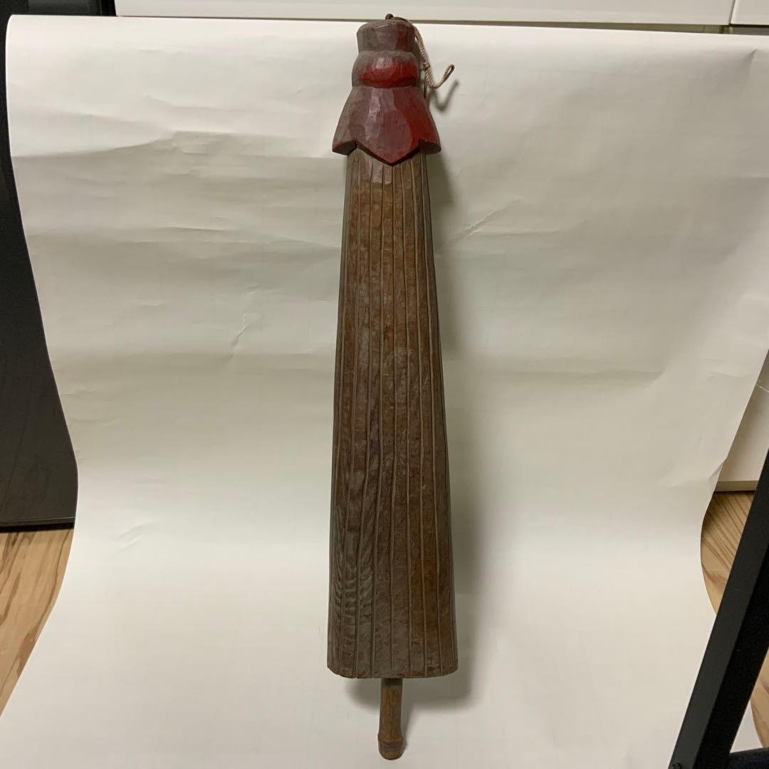 傘　提燈　木製　看板