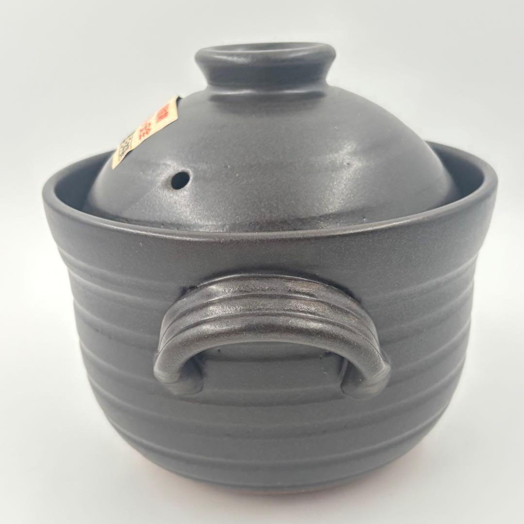 萬古焼ごはん鍋　大黒窯　華月　2合炊き　ふっくら炊飯鍋　未使用品