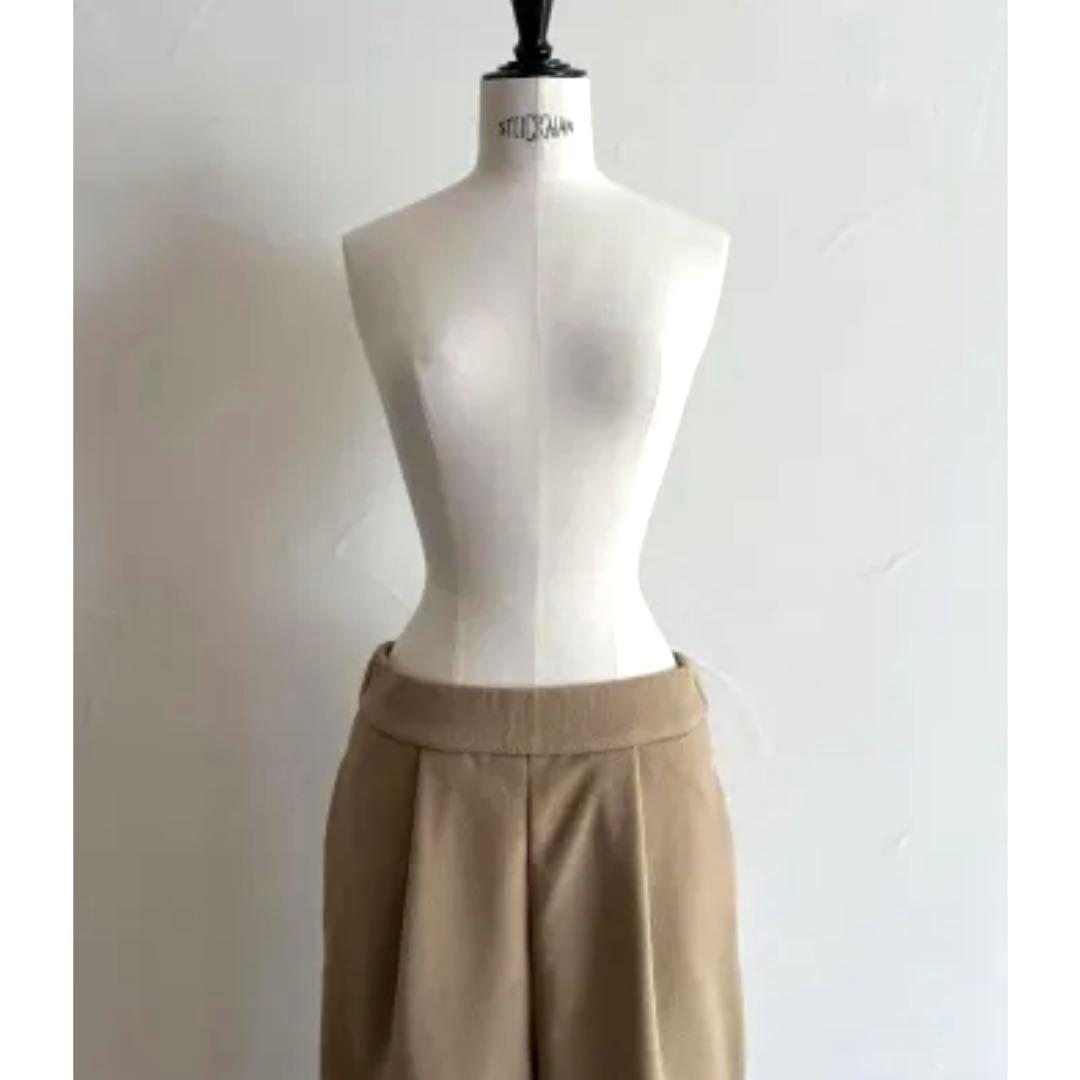 完売　25AW Collection ふわもちパンツ キャメル40