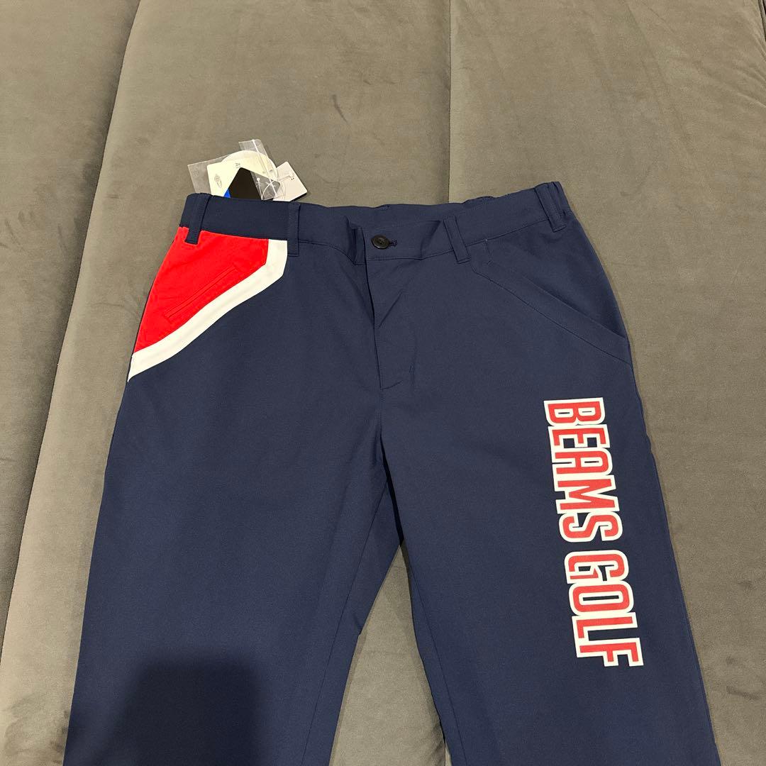 新品‼️【BEAMS GOLF】　ネイビーゴルフパンツ　L