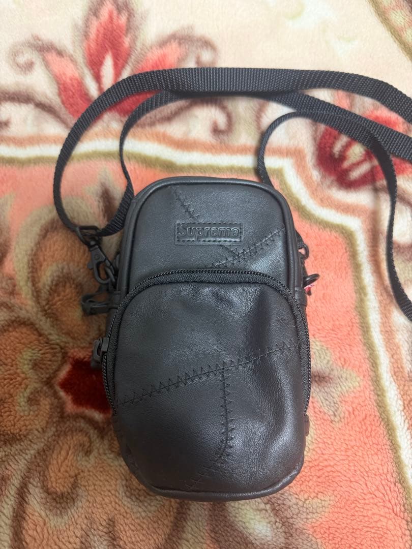 バッグ supreme Patchwork Leather Shoulder Bag