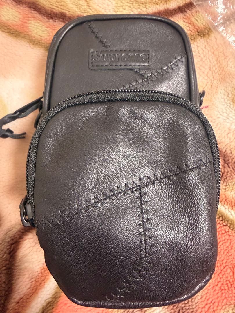 バッグ supreme Patchwork Leather Shoulder Bag