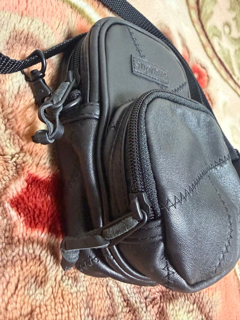 バッグ supreme Patchwork Leather Shoulder Bag