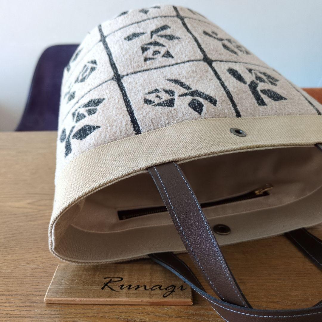 【1571 】ハンドメイド バケツバッグ＊ミナペルホネン