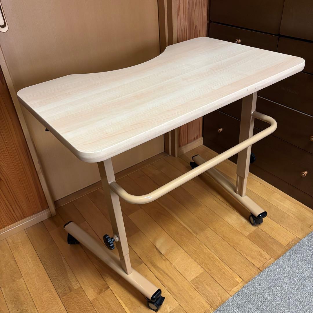 ニシキ工業　介護用テーブル　昇降機能　折りたたみ式
