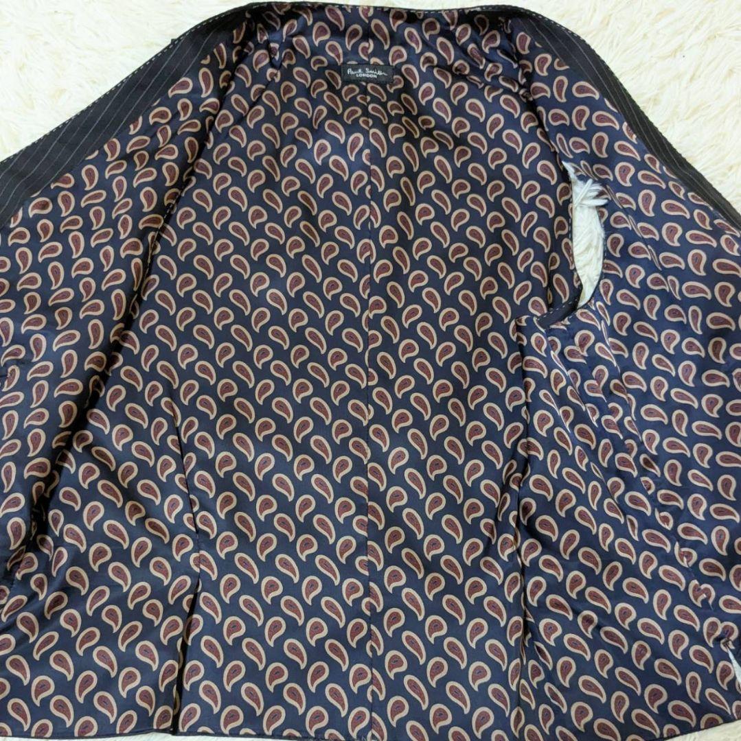 ポールスミス ゼニア スリーピース ペイズリー ストライプ M