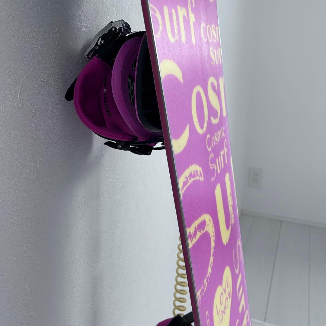【初心者向け】Cosmic Surf スノーボード板 142cm