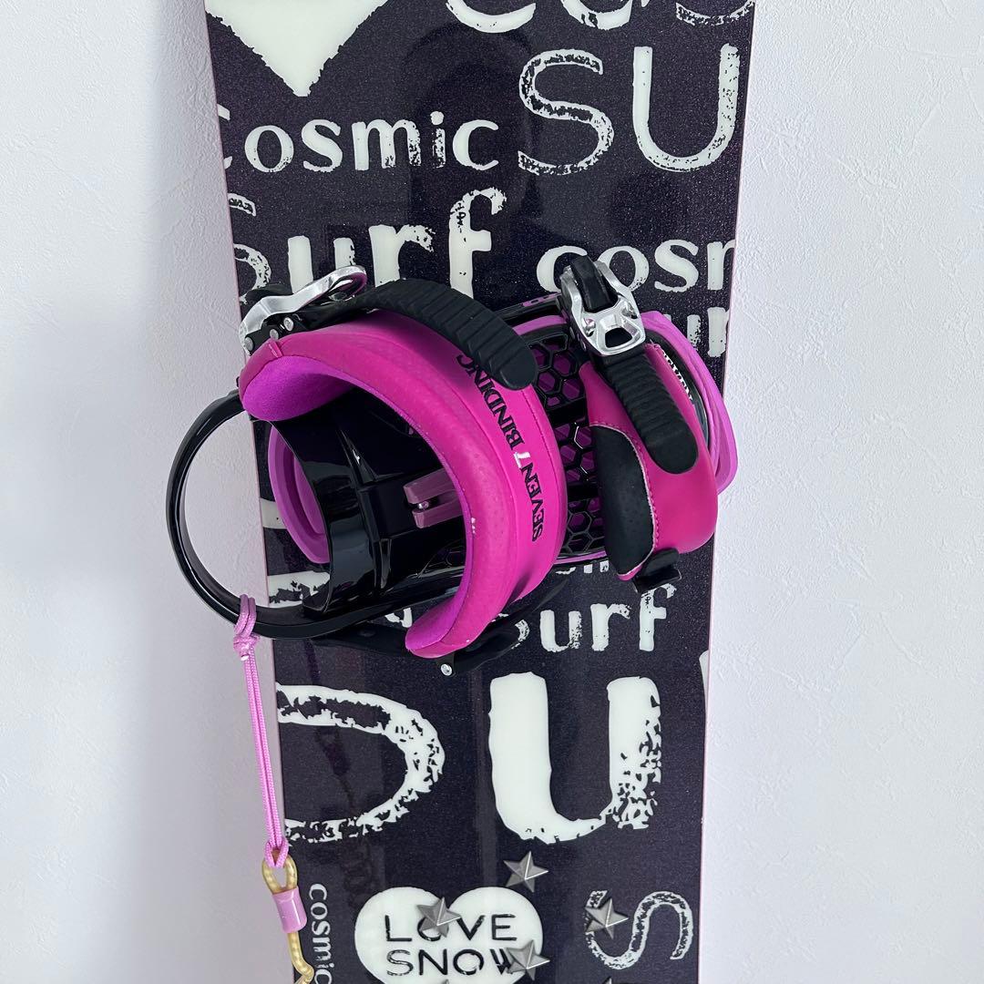 【初心者向け】Cosmic Surf スノーボード板 142cm