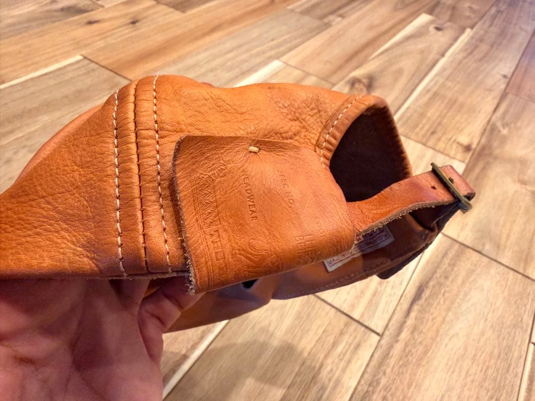 r*h様 天神ワークス Tenjin Works レザートラッカーキャップ 茶