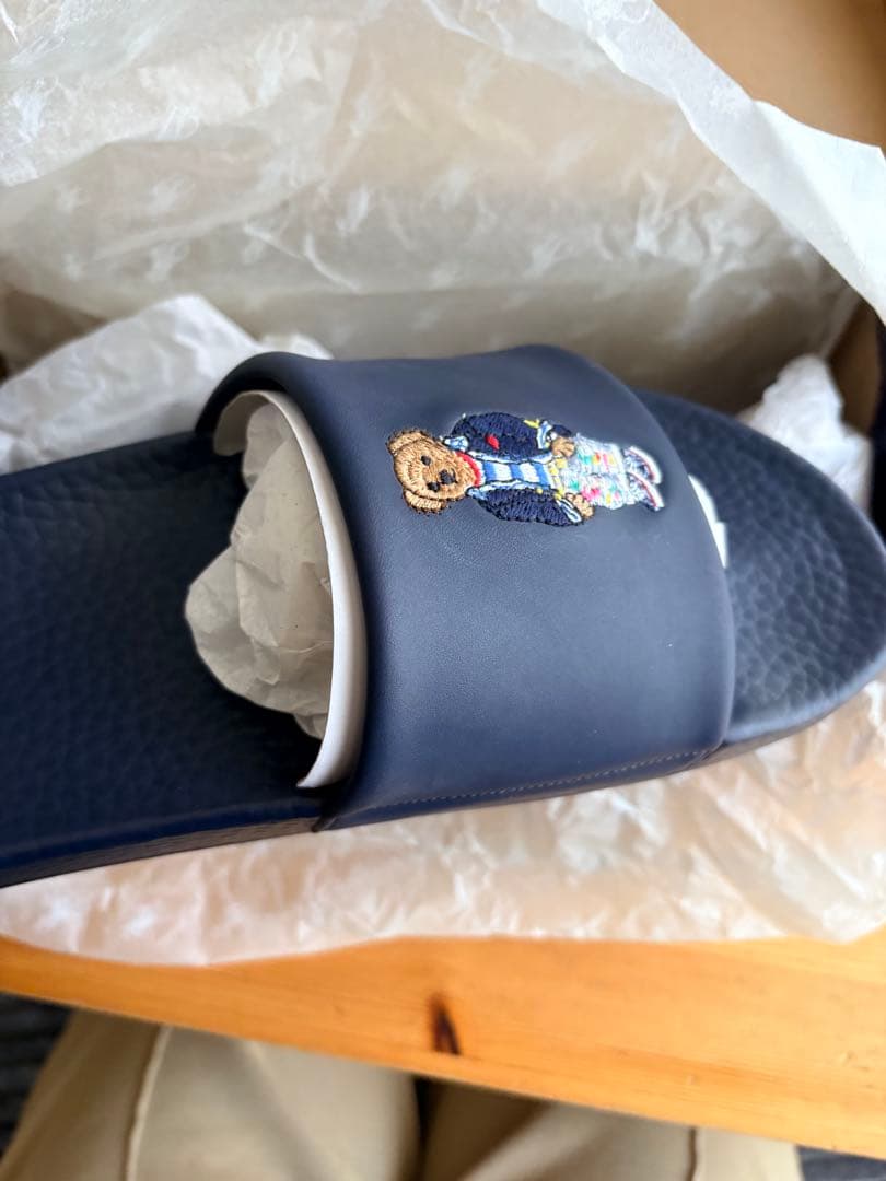 ●新品未使用●ラルフローレンポロベアシャワーサンダル