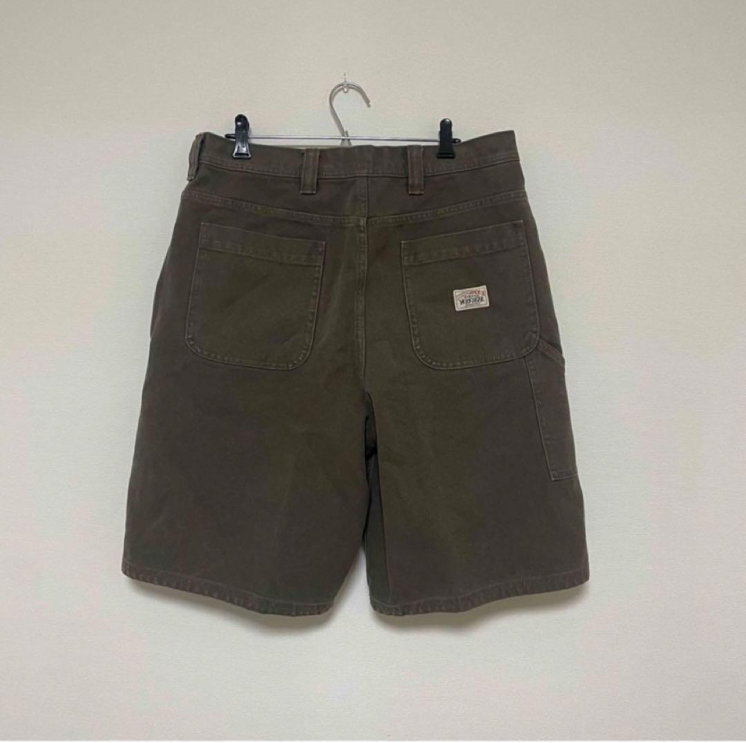 パンツ STUSSY Work Short Washed Canvas Brown