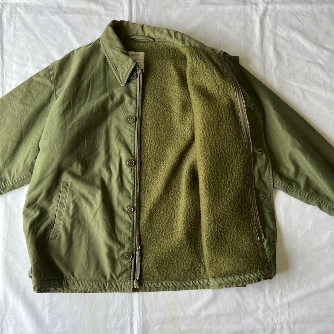 80’s US Navy A-2 デッキジャケット　古着