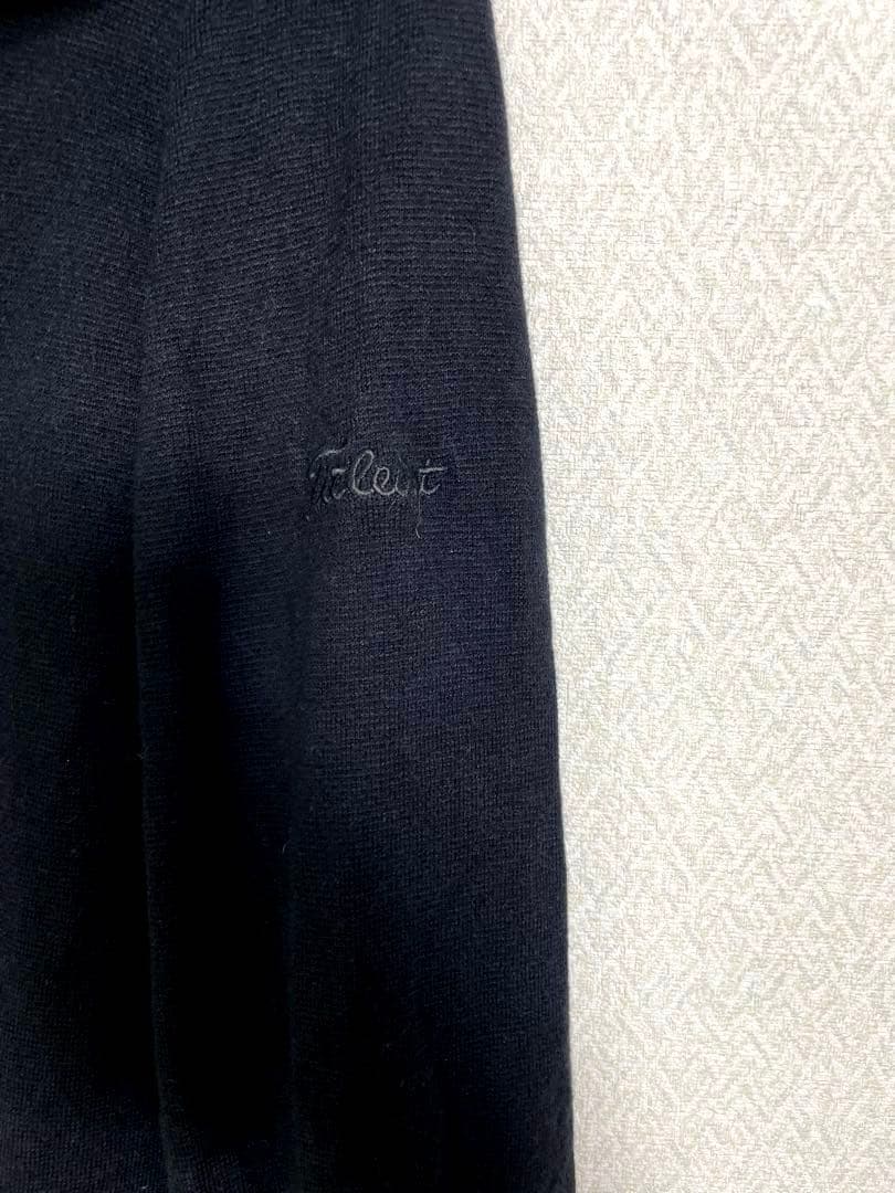 (美品）タイトリスト カーディガン　ジャケット ブラック　サイズ3L