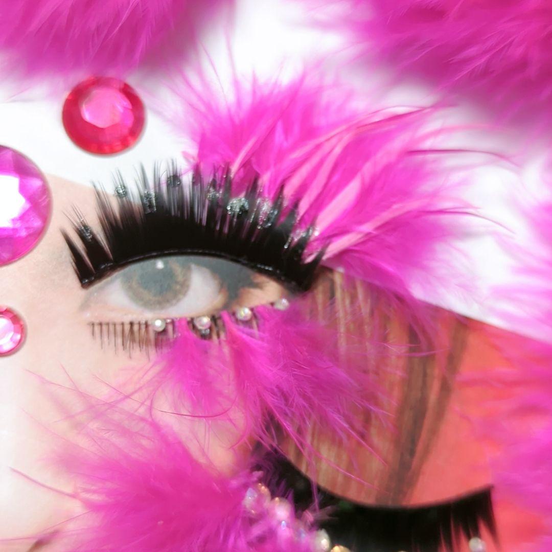 ❤SuperSwanMagenta❤partyまつげ上下 スーパースワンマゼンタ