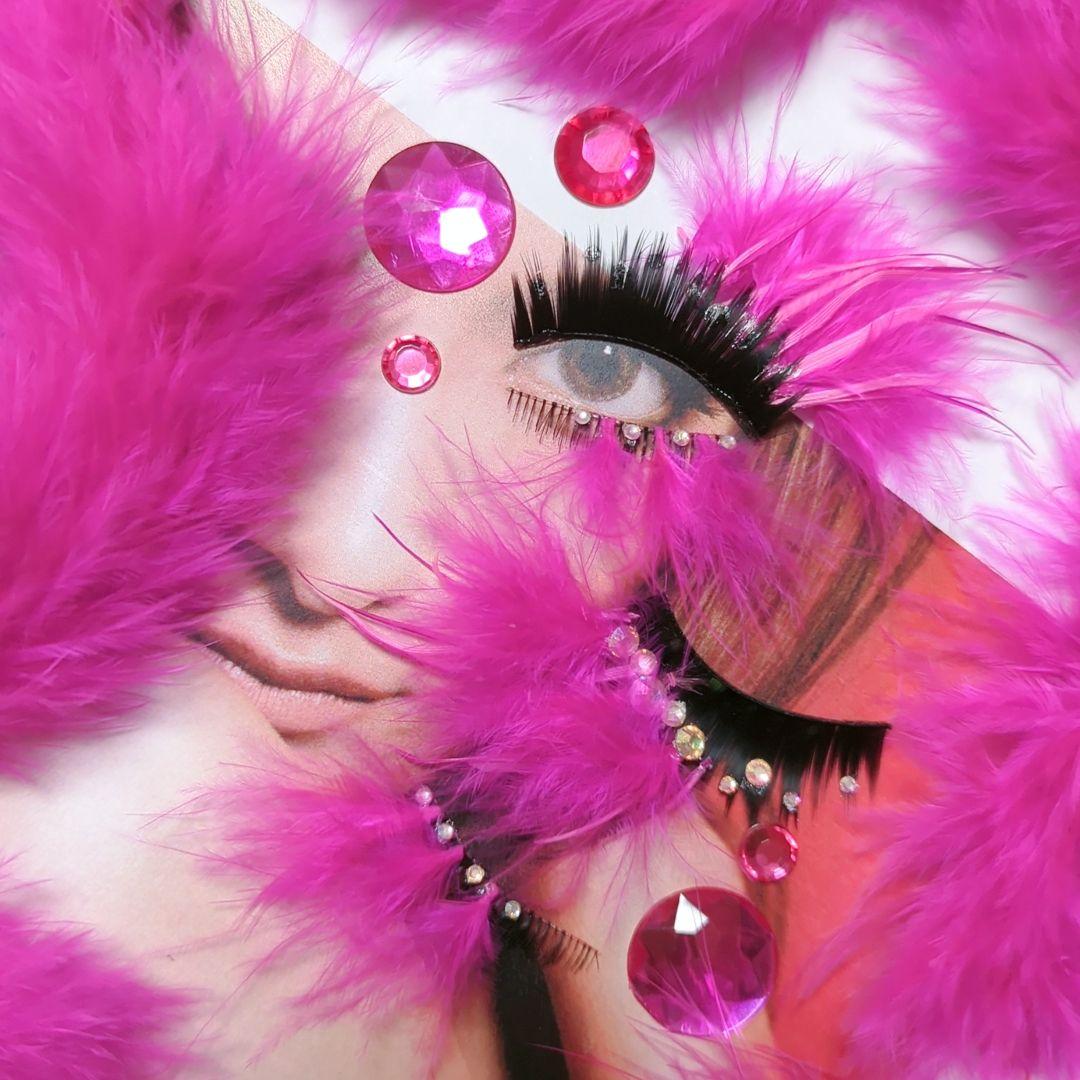 ❤SuperSwanMagenta❤partyまつげ上下 スーパースワンマゼンタ