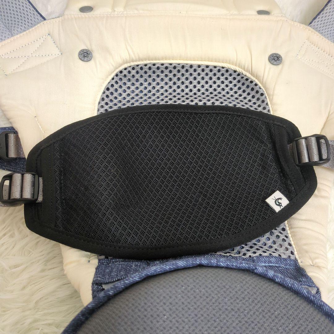 ポグネー × ミキハウス 抱っこ紐 デニム調