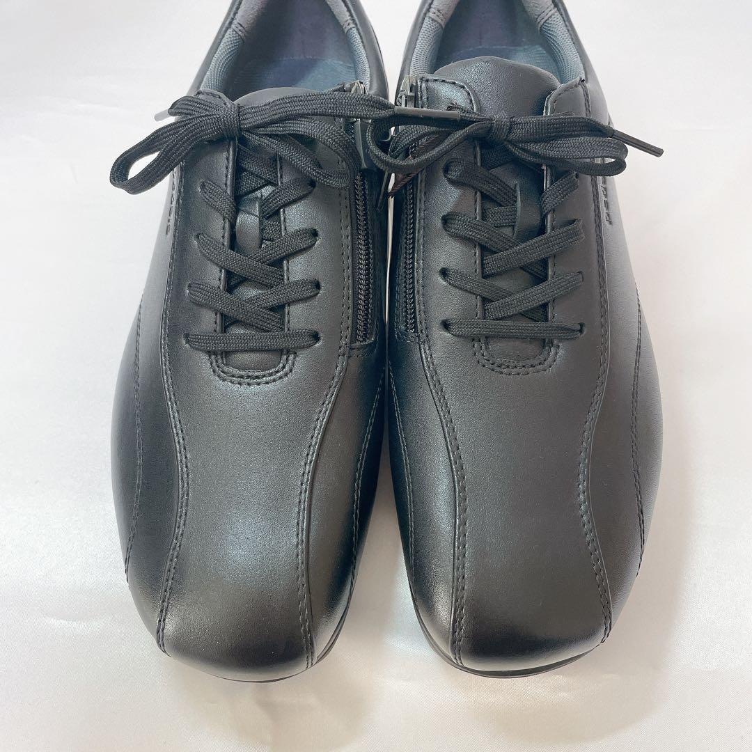 【タグ付き未使用】 アシックス ペダラ26cm ビジネスシューズ サイドジップ