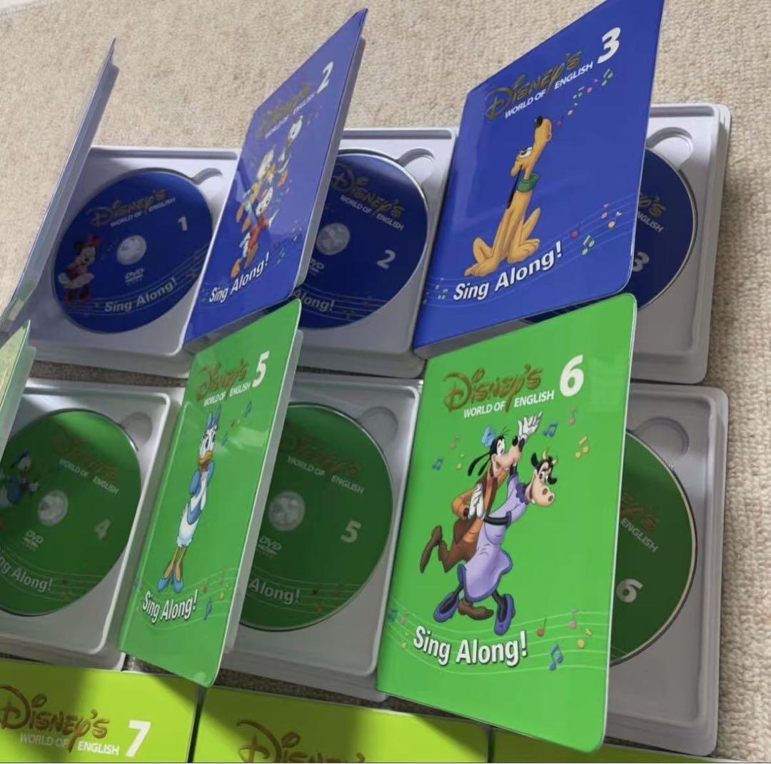 新子役　美品　DWE ディズニー英語システム シングアロング DVD 12枚