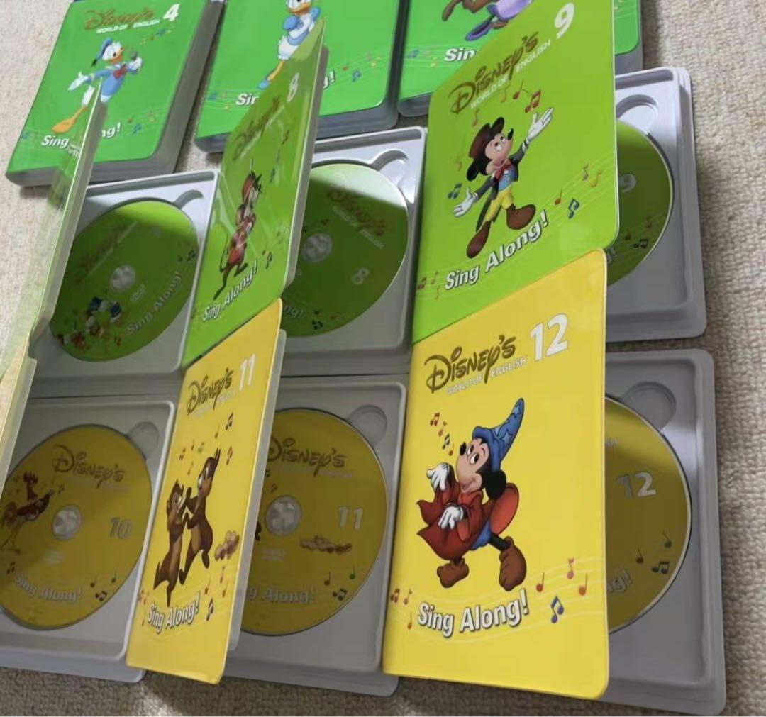 新子役　美品　DWE ディズニー英語システム シングアロング DVD 12枚