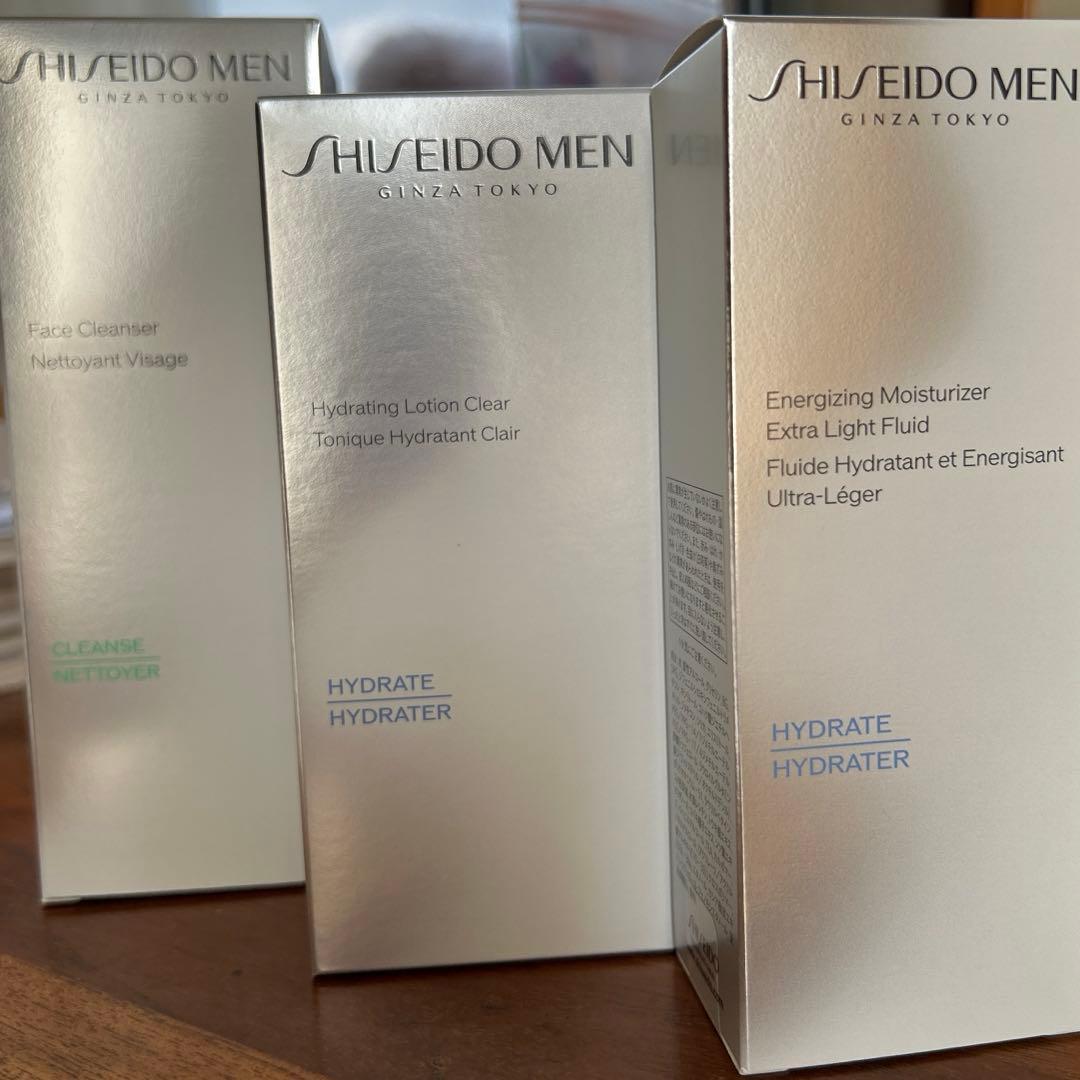 新品　未開封　SHISEIDO MEN 洗顔料・保湿液・化粧水 ３点セット