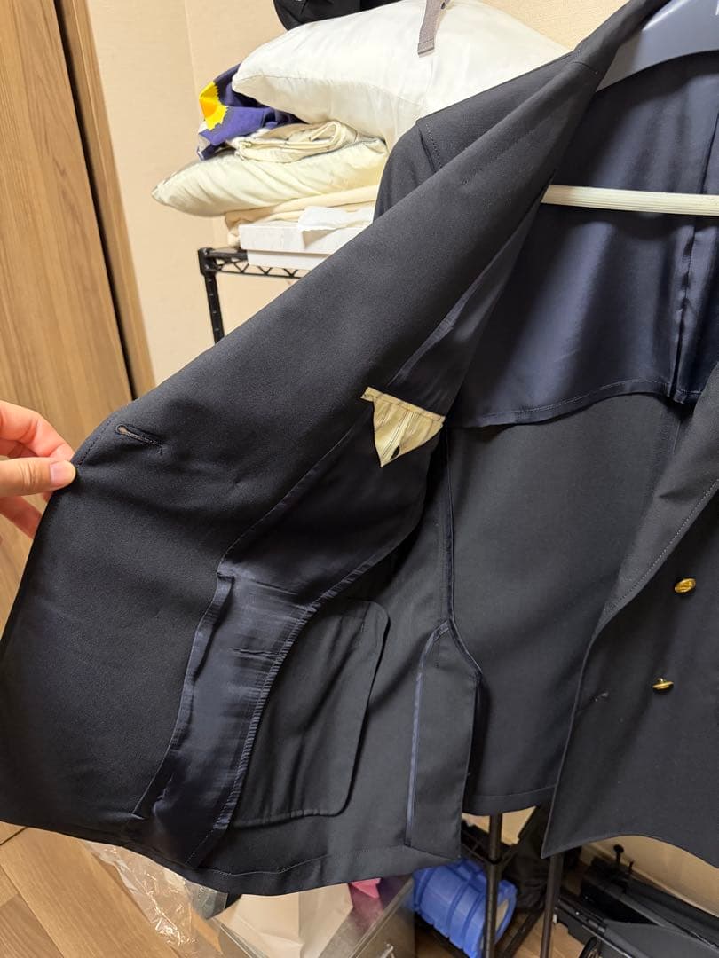 BEAMS PLUS 4ボタン ダブルブレザー