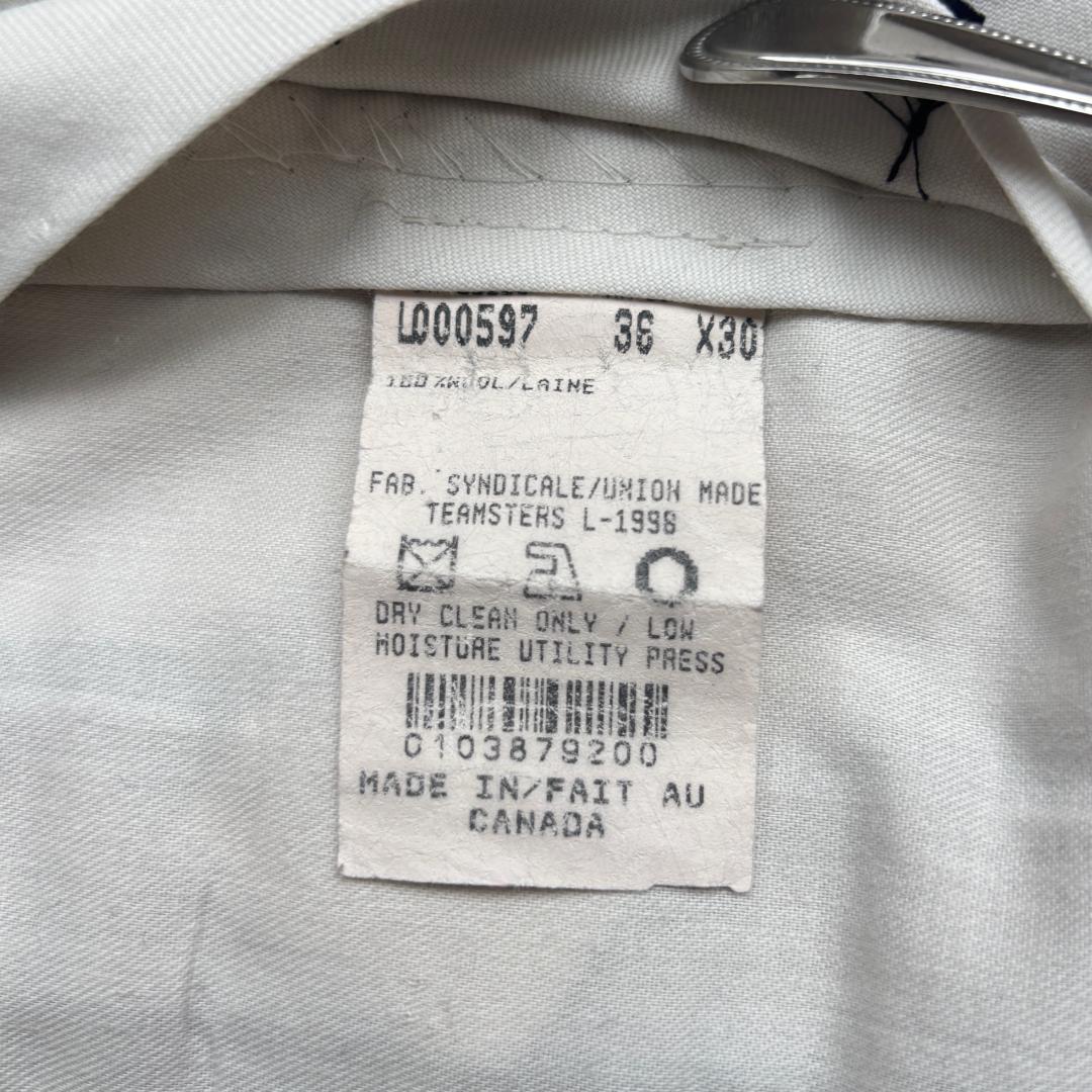 90s ラルフローレン スラックス ウールウィップコードギャバジン ブラック