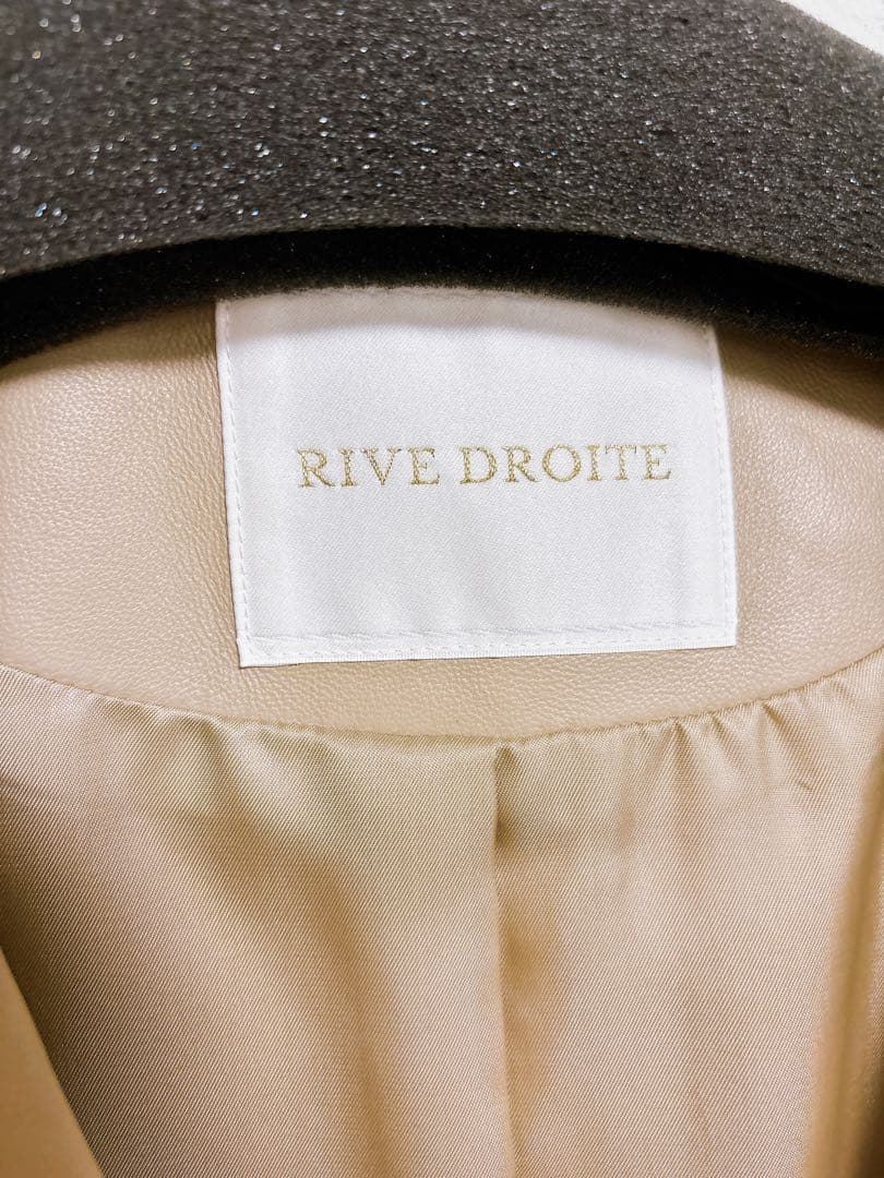 RIVE DROITE リヴドロワ レザージャケット ノーカラー ライダース