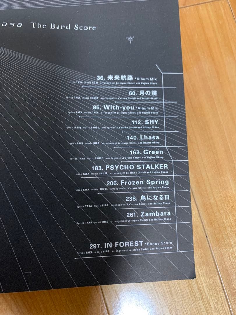 L’acryma Christi Lhasa バンドスコア